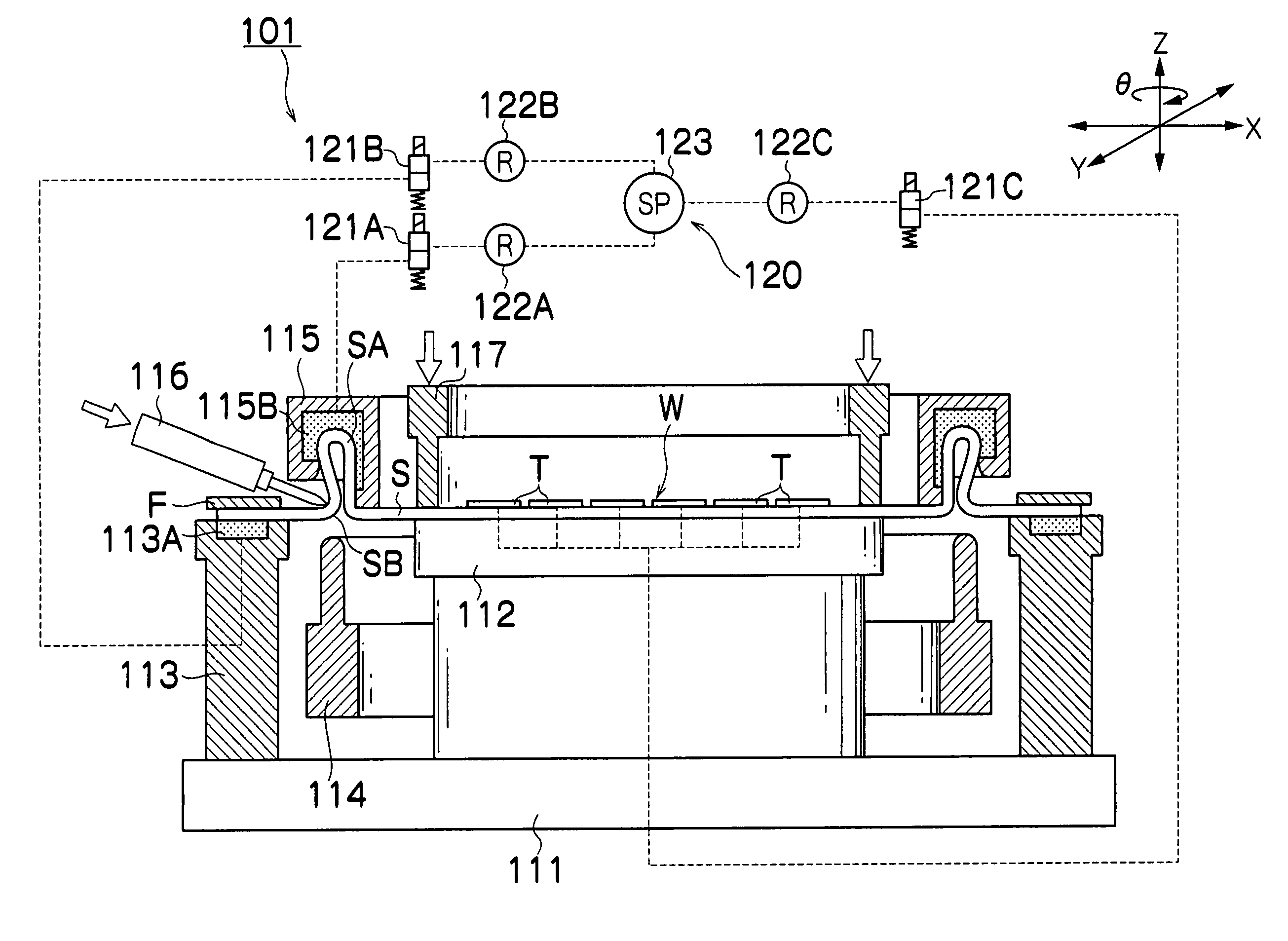 Expanding method and expanding device