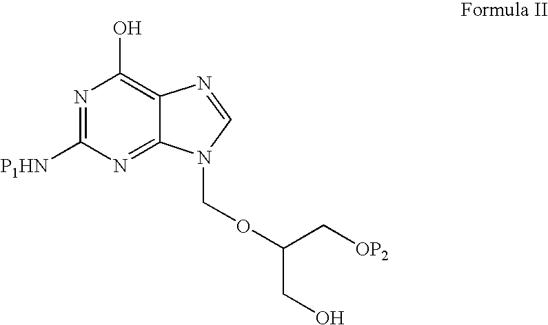 Preparation of ester of purine derivatives