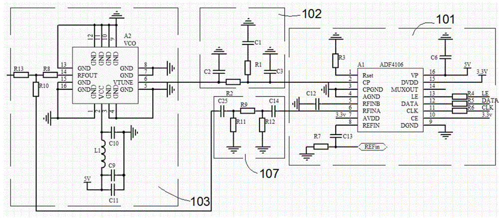 Novel low-stepping low-phase noise frequency synthetic system