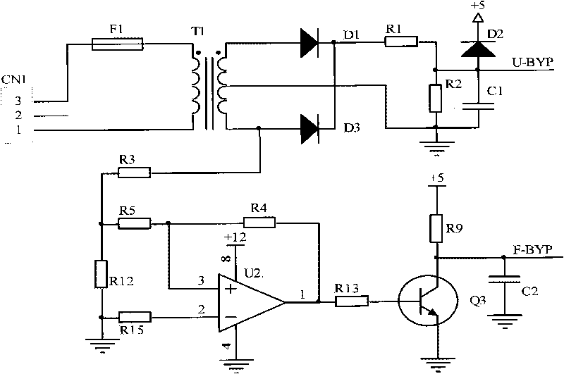 Power-down control conversion circuit