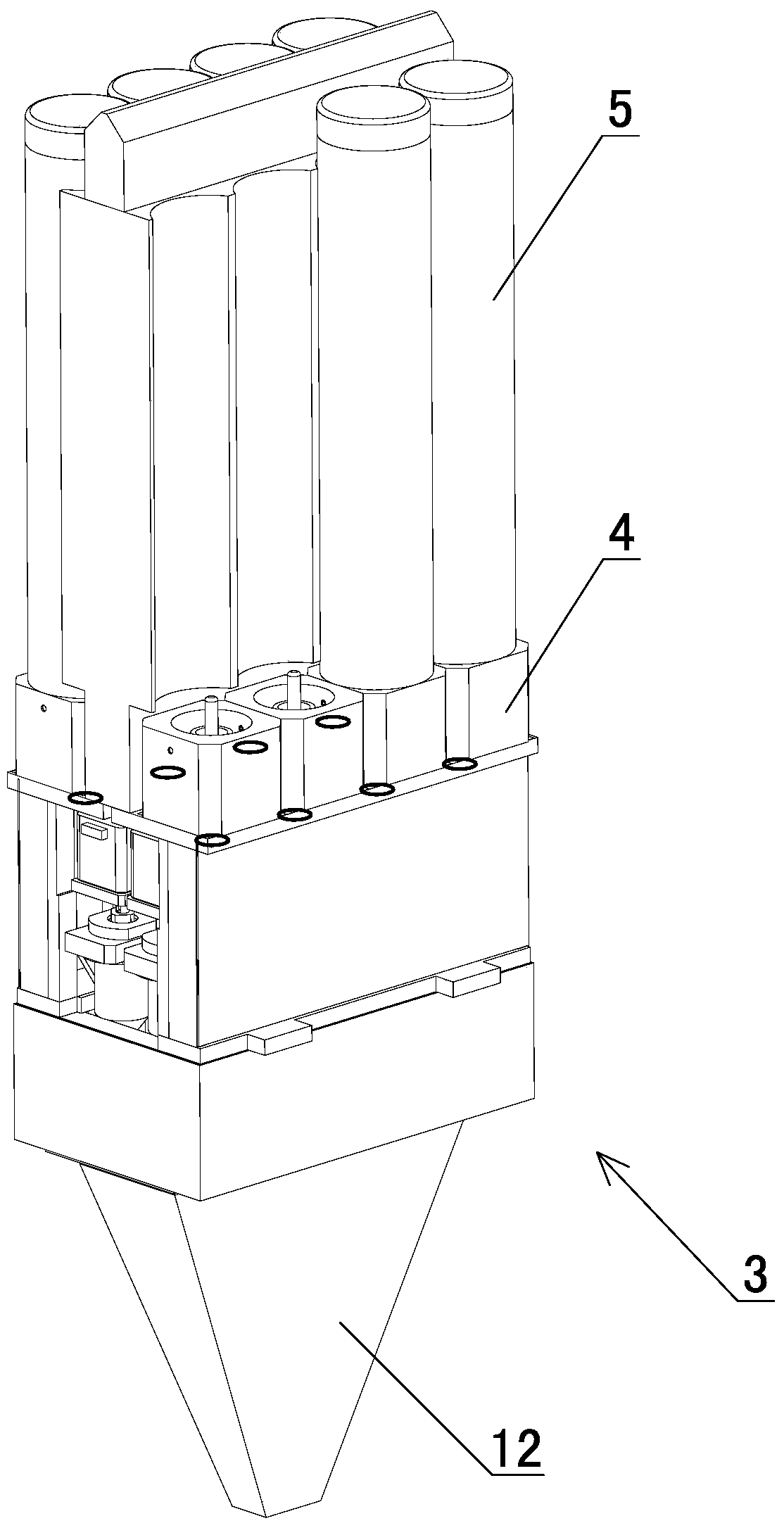 An automatic dispensing system for bulk traditional Chinese medicine