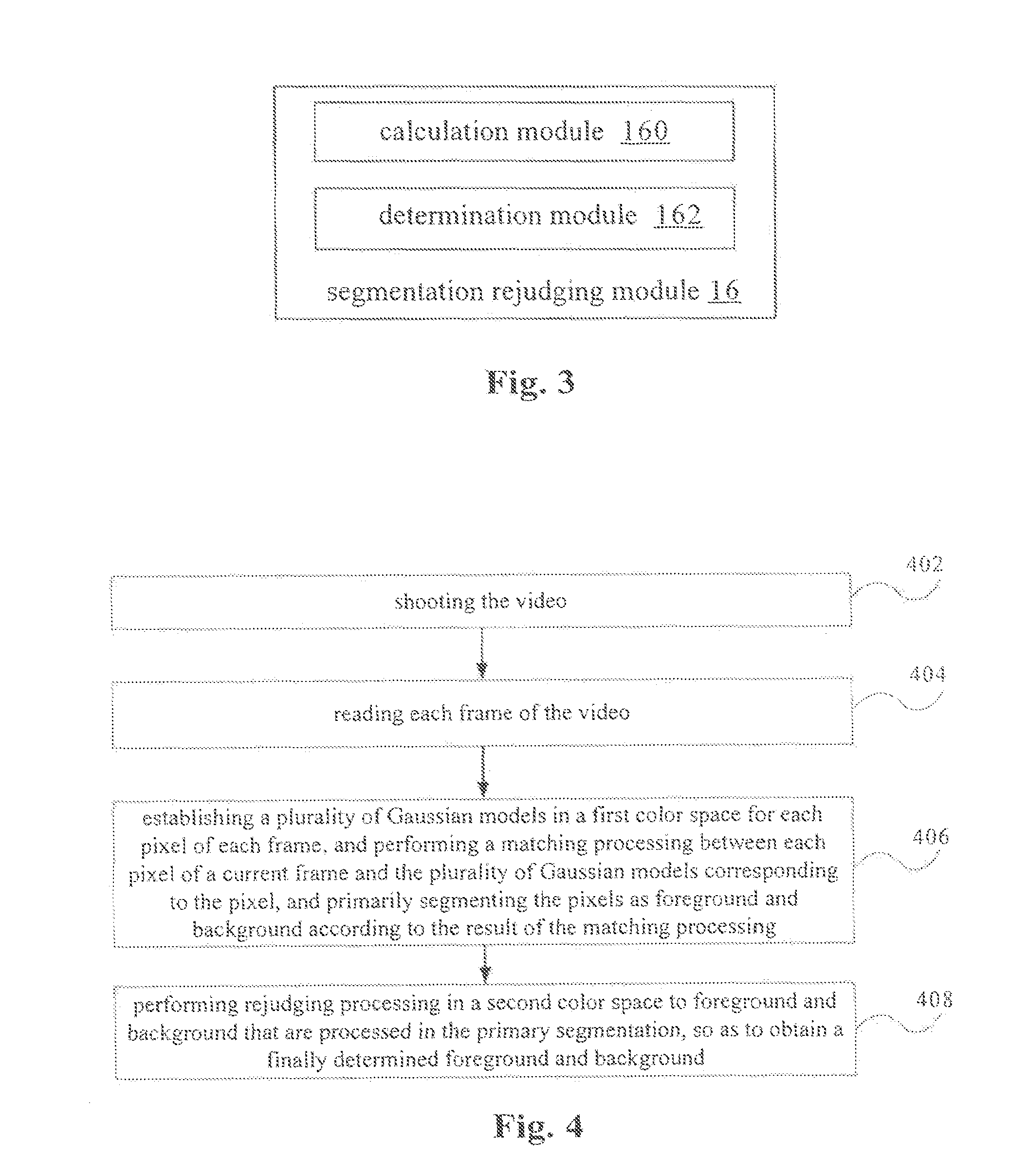 System and method for segmenting foreground and background in a video