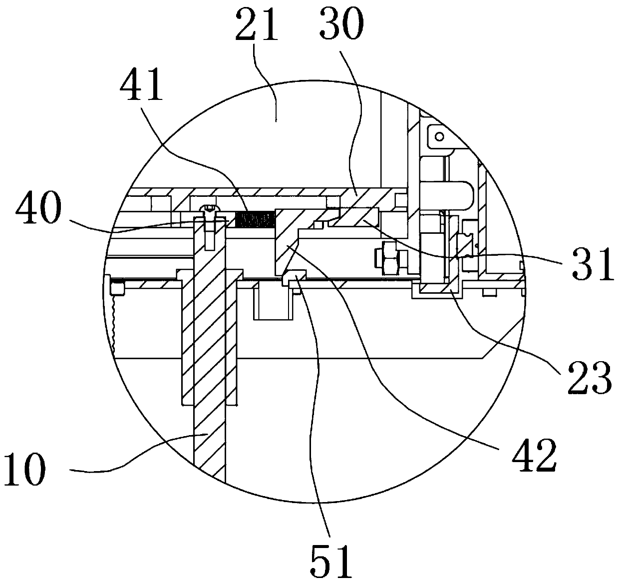 Detachable cylinder block assembly of 3D printer