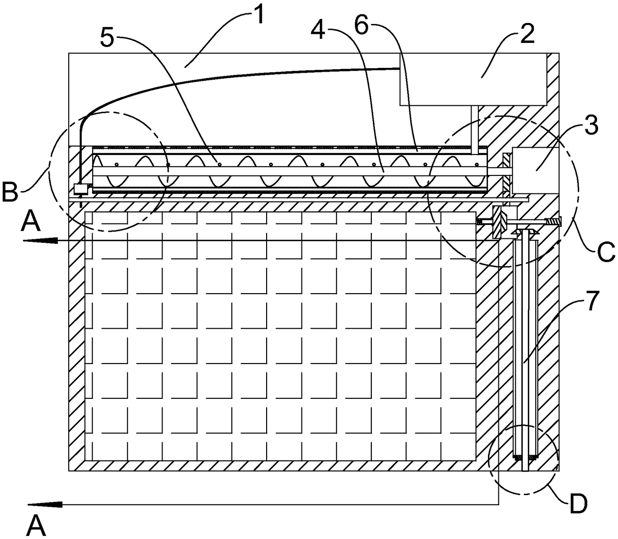 Heater with dust removal function