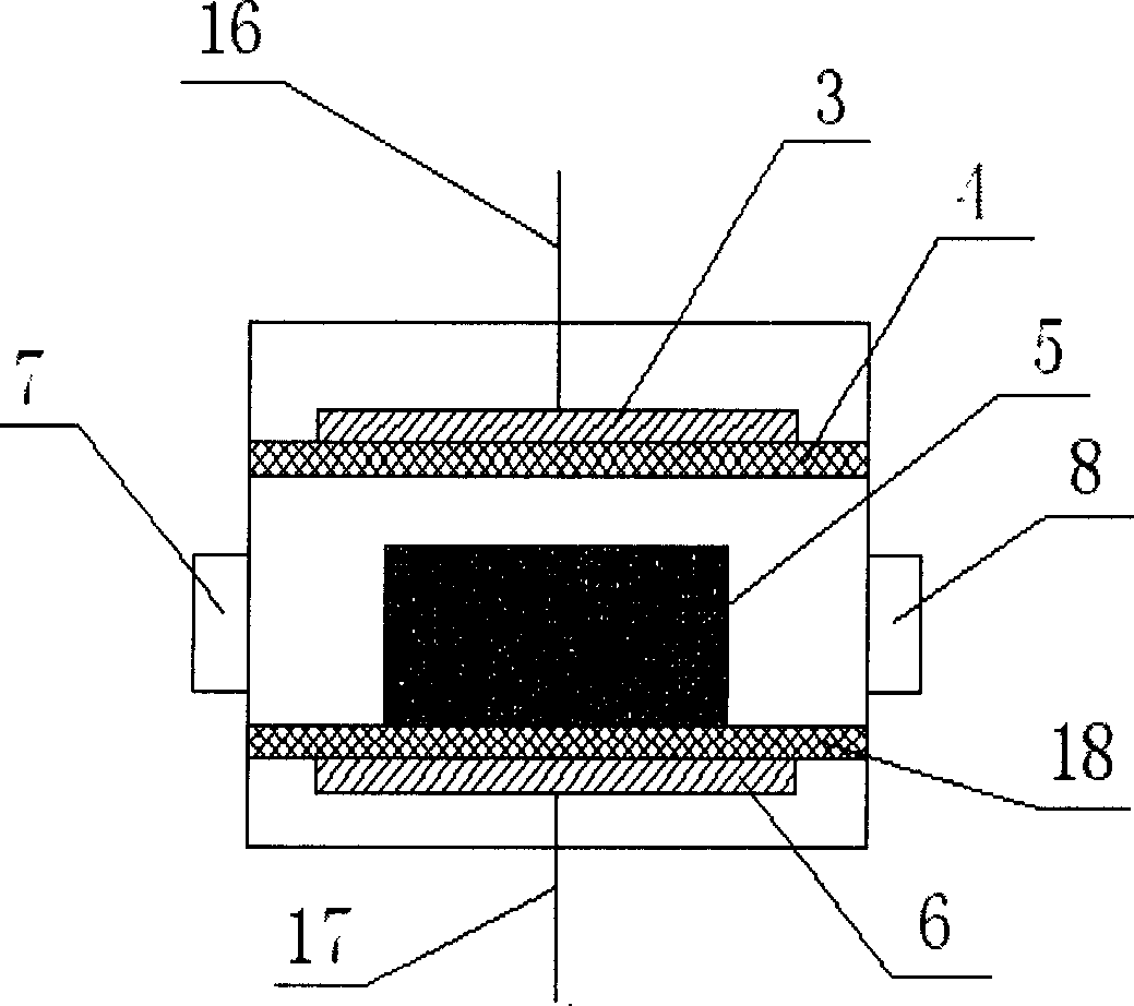 In situ regenerating method and device for medium blocking discharging plasma active carbon