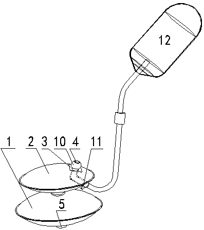 Enema member device and enema method