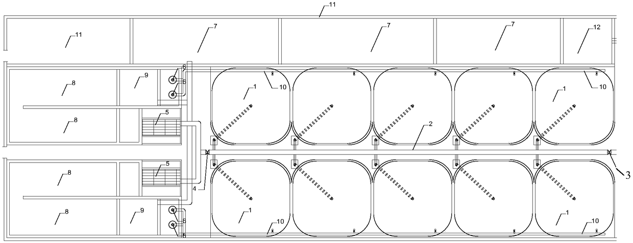 A dual-channel water treatment method for a seawater industrialized circulating water system