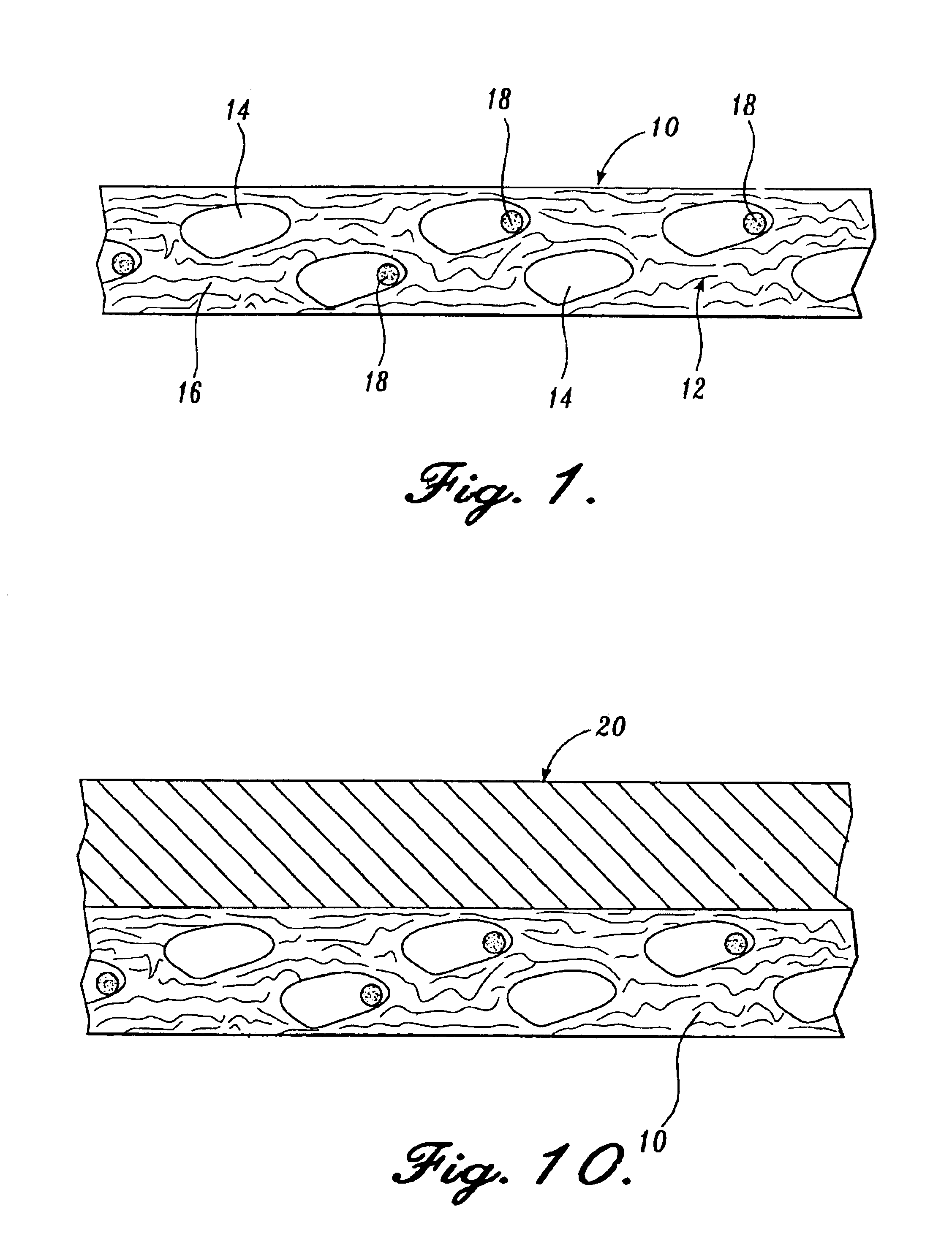 Reticulated absorbent composite