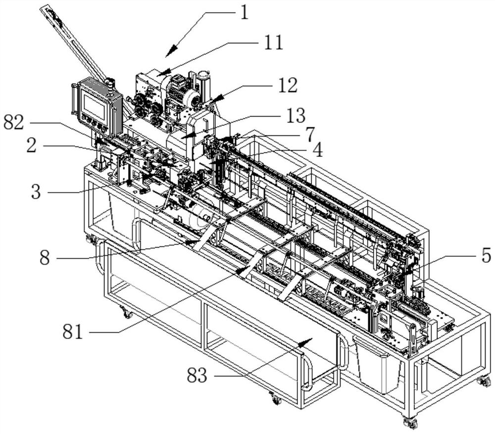 Shell cutting, peeling and chamfering machine