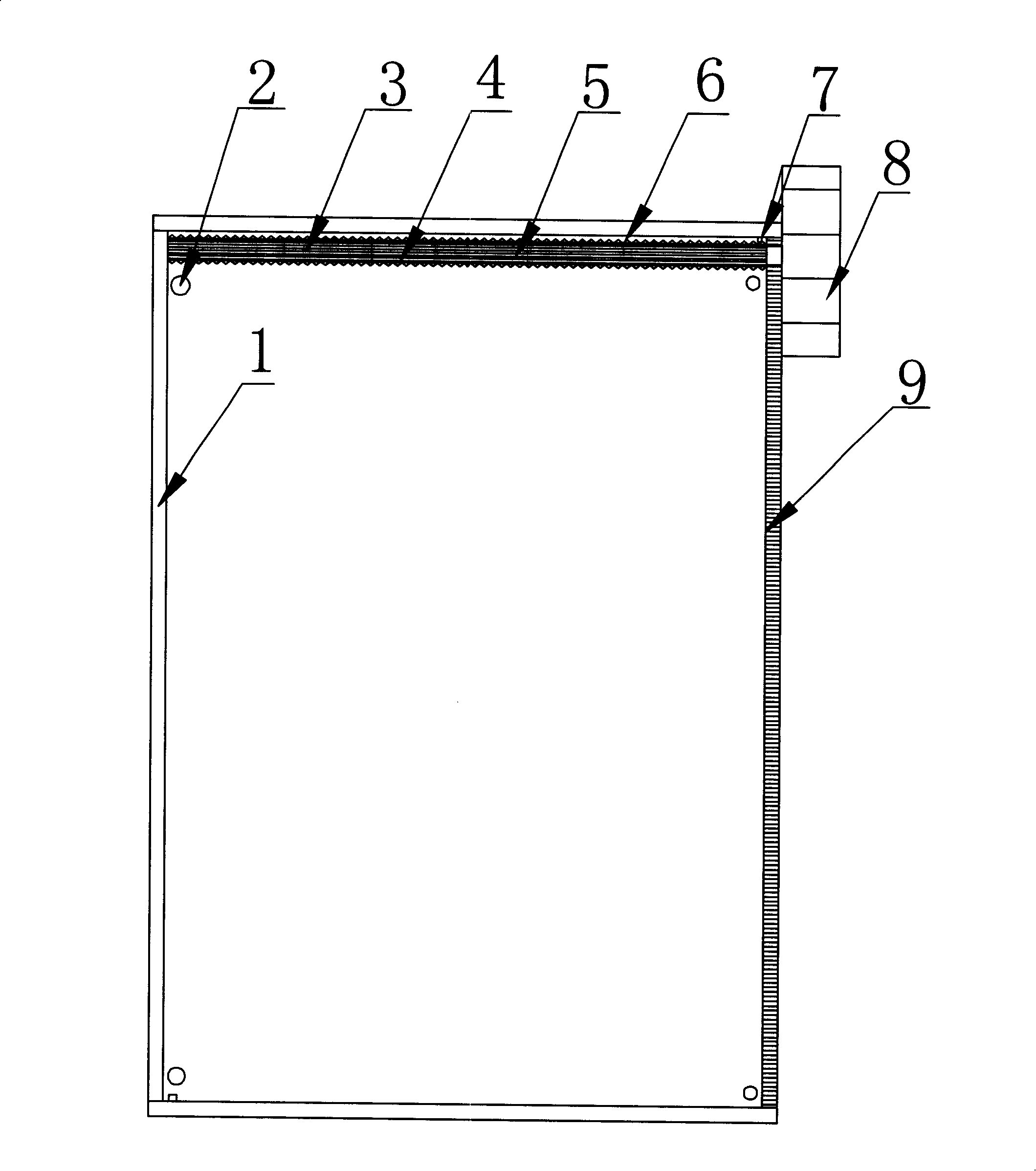 Dust abating protector of solar energy solar panel