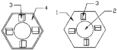 Mechanical part connecting piece