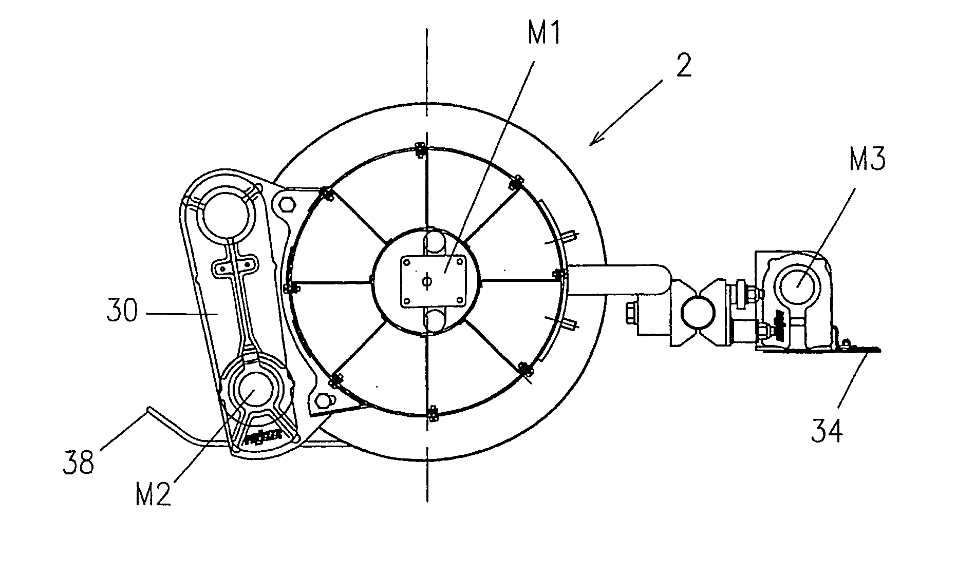 Leaf stripper, more particularly designed for selective vine leaf stripping