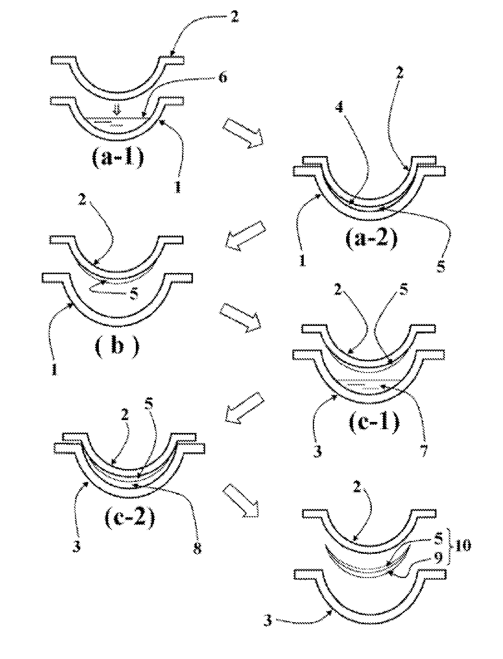 Multilayer contact lens and production process therefor