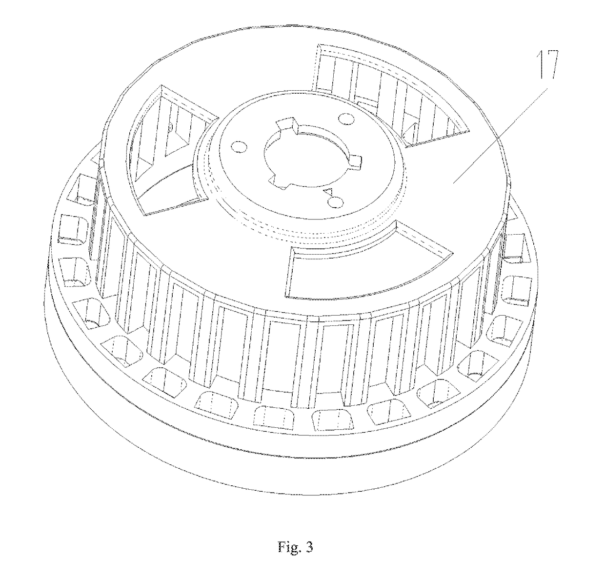 Rotating disc type fecal occult blood detection analyzer