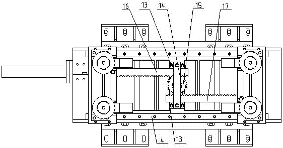 A drilling machine positioning claw