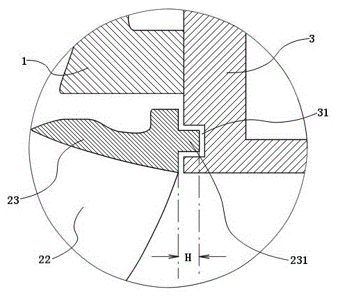 Water ring type sealing mixed-flow pump