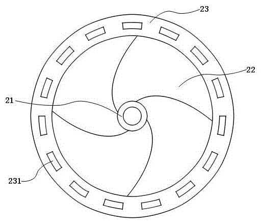 Water ring type sealing mixed-flow pump