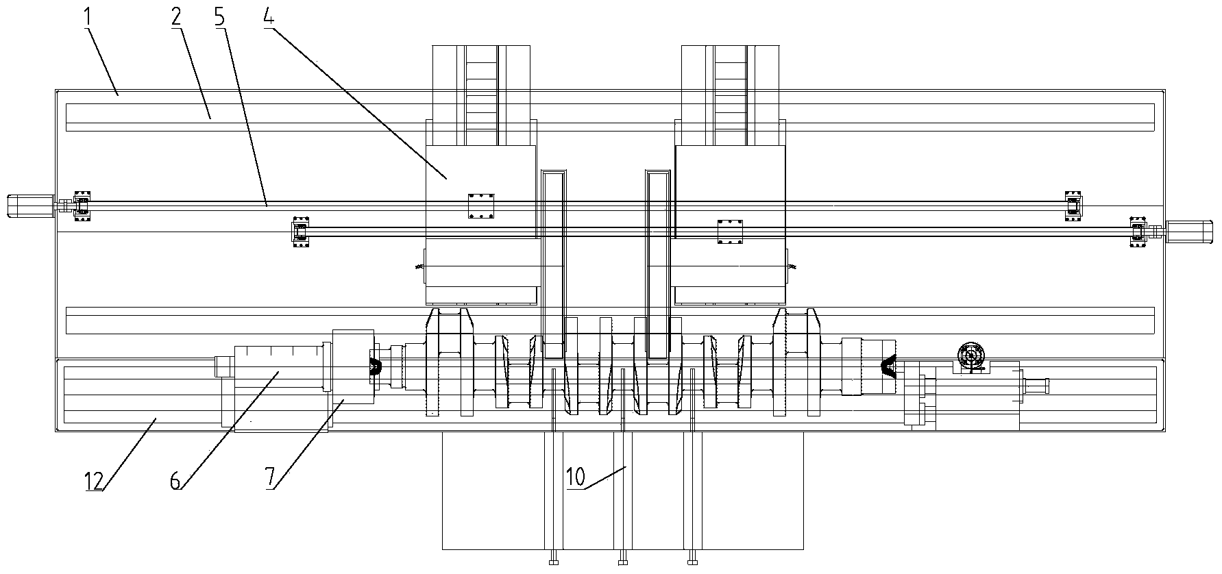 Numerically controlled large engine crankshaft grinder