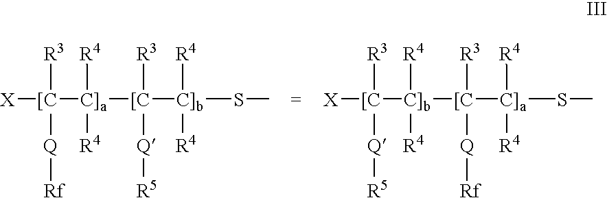 Fluorochemical oligomeric polish composition