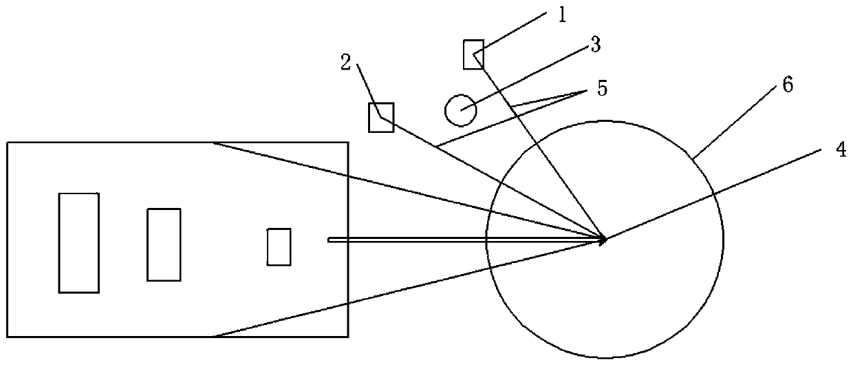 Device for rapidly detecting hole shift of boring cast-in-situ pile and using method thereof