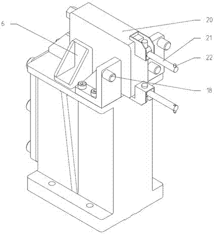 Flexible online measuring device for part diameter