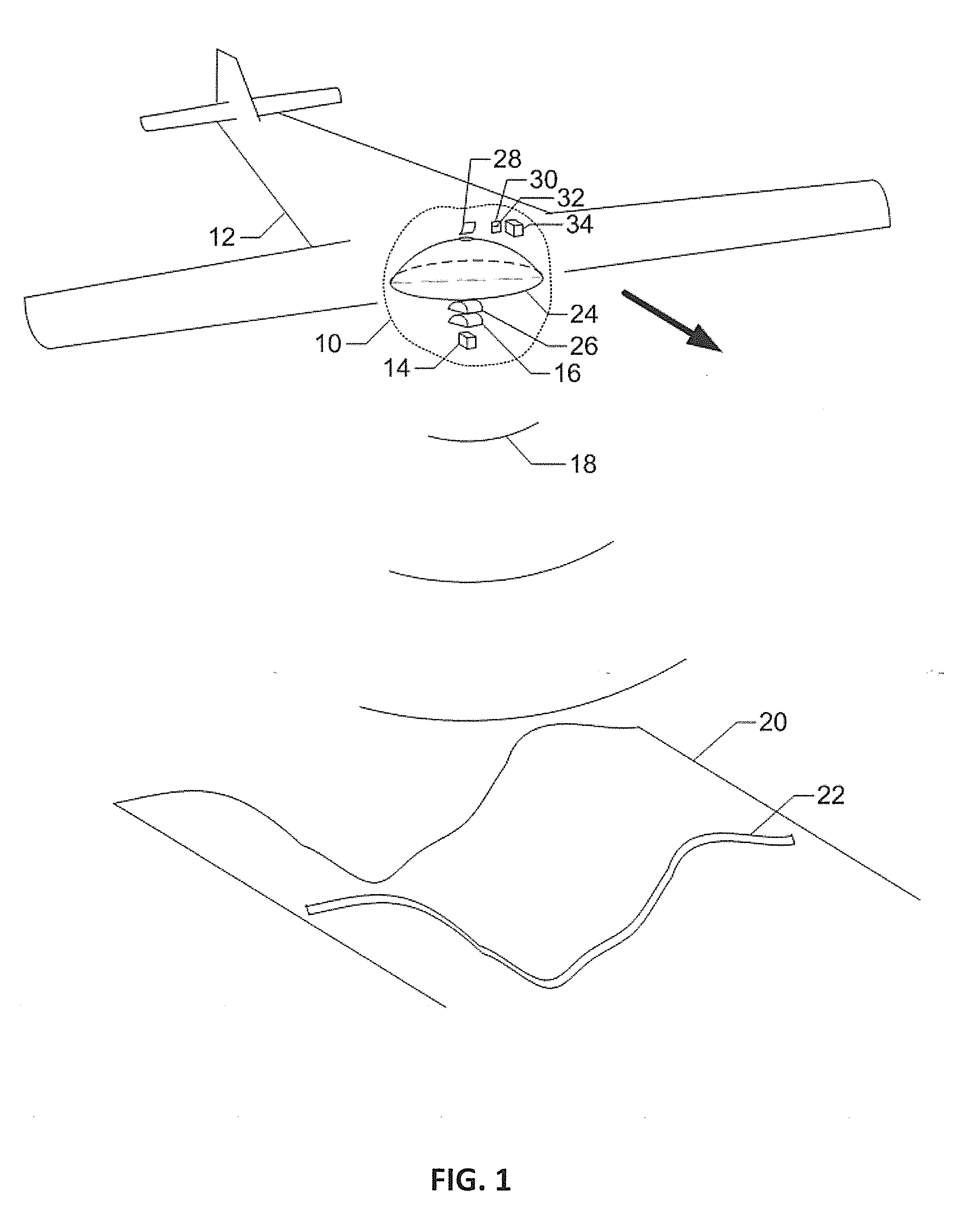 Light ranging with moving sensor array