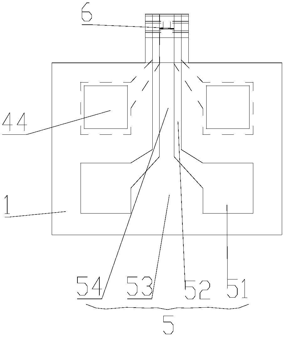 Single cantilever type gas sensor with curled structure and sensor array