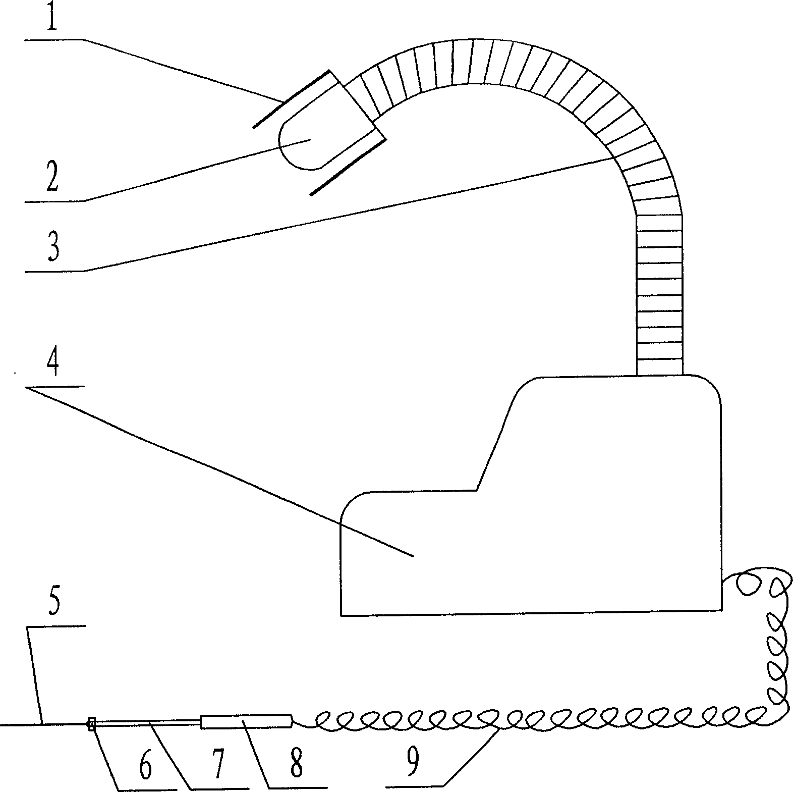 Fulgerizing sterilizer of oese (needle)