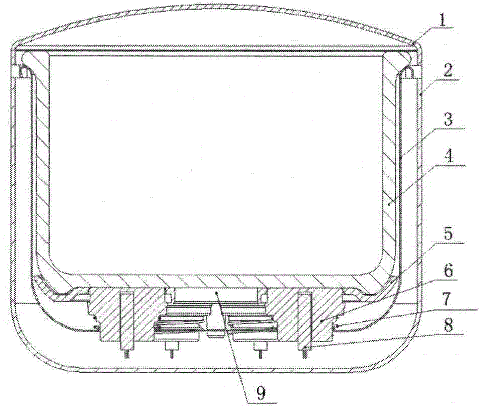 Electric cooker with multi-point floating type heating disc and heating method of electric cooker