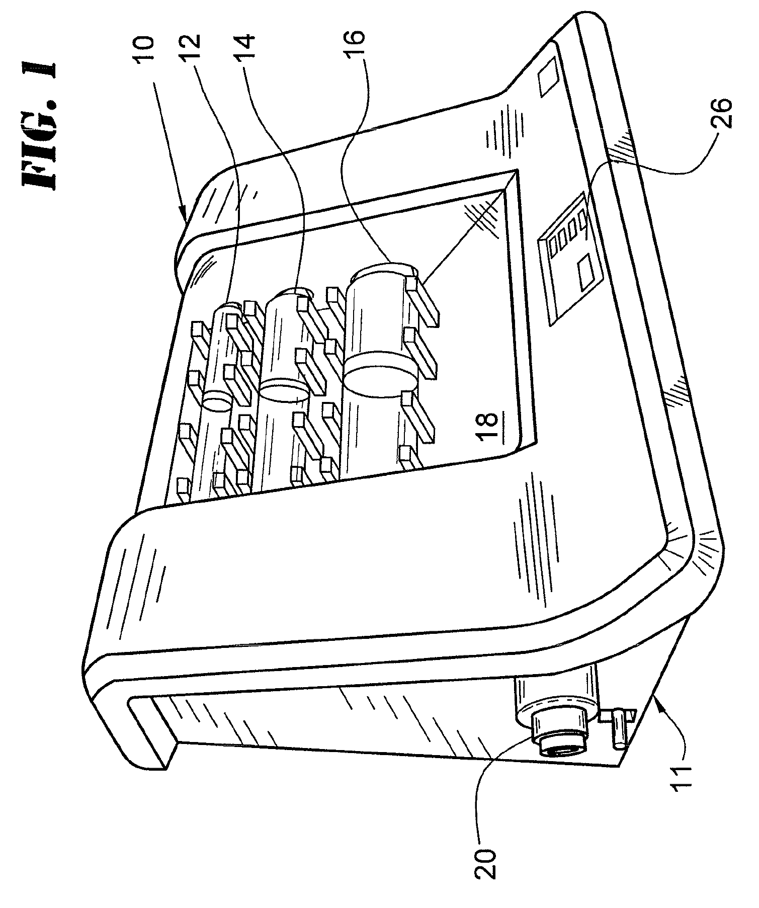 Gas flow meter with horizontal piston movement