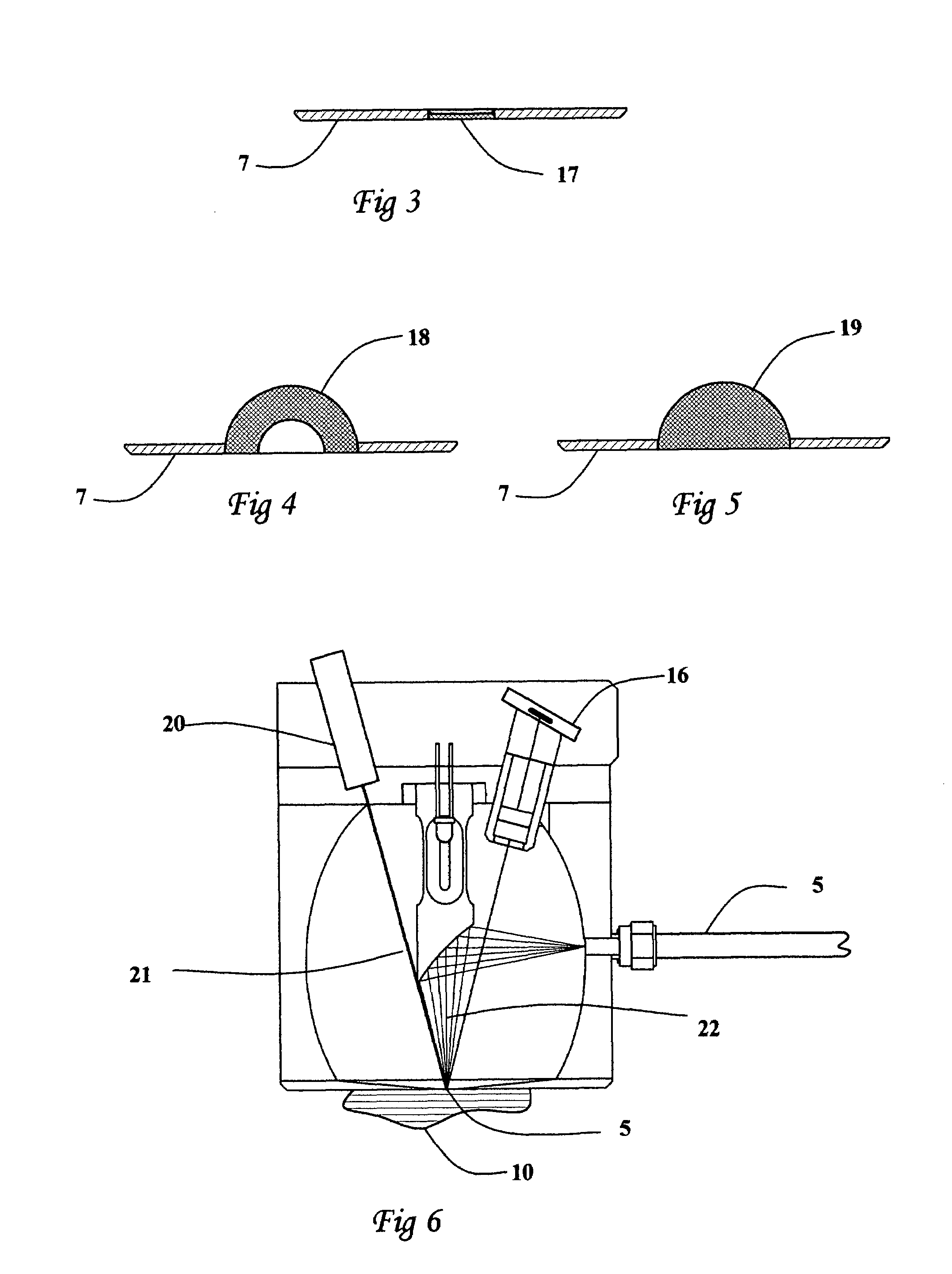 Device for small spot analysis using fiber optic interfaced spectrometers