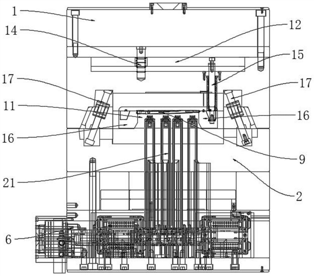 Double-color injection mold and IMR forming method thereof