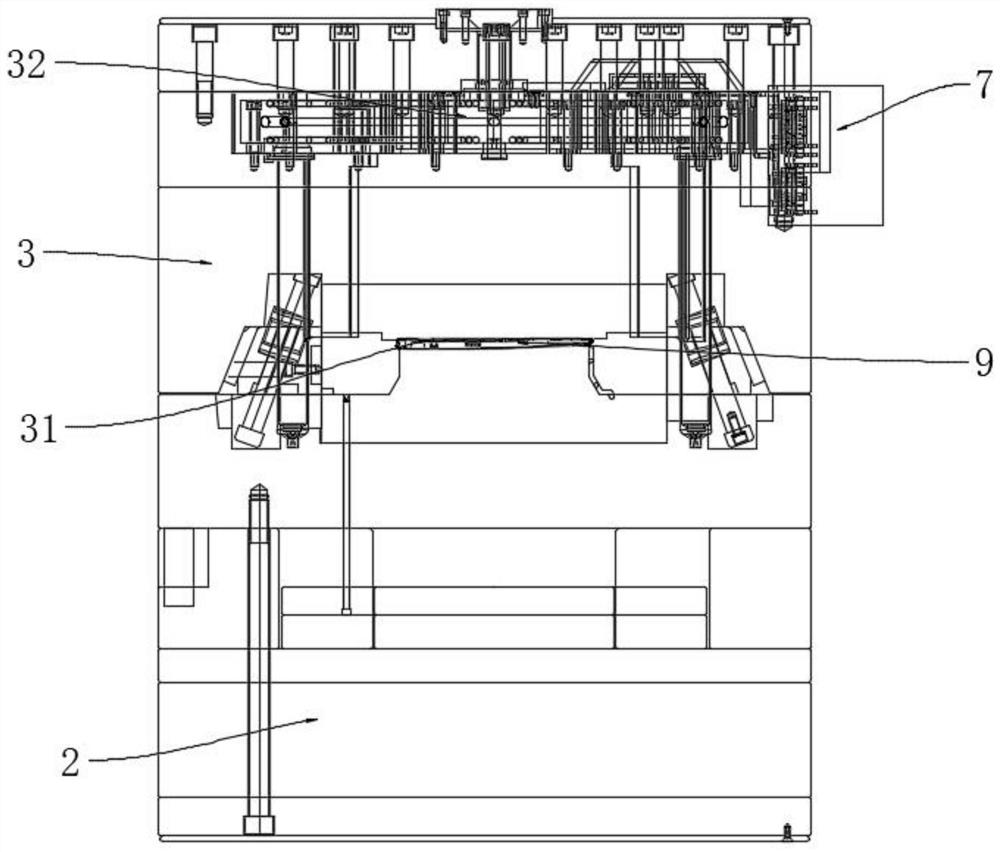 Double-color injection mold and IMR forming method thereof