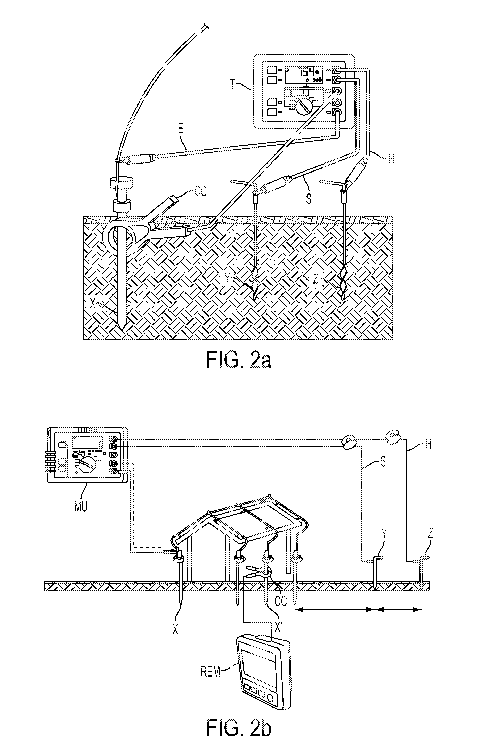 Earth ground tester with remote control