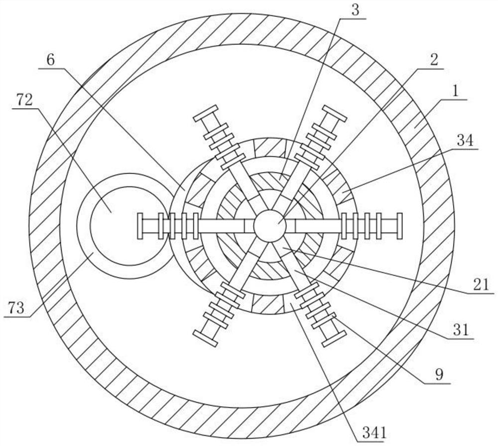 Drying mechanism of gauze bandage scissors