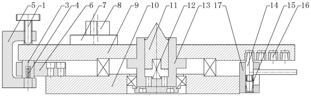 Positioning tool for fan gear drilling