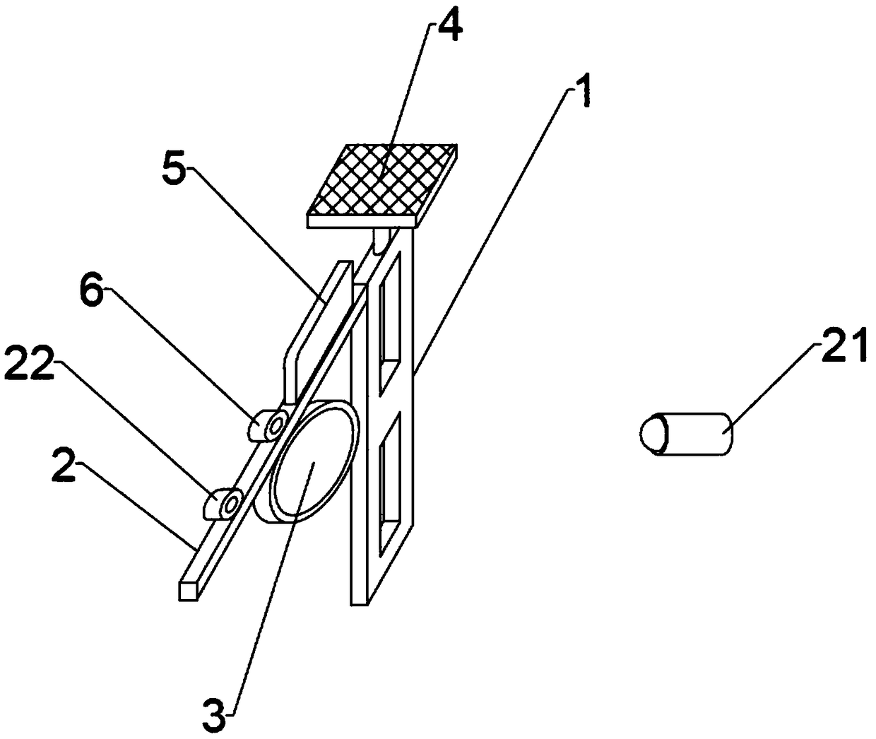 City smog traffic signal lamp