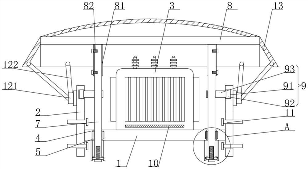 Transformer sunshade device