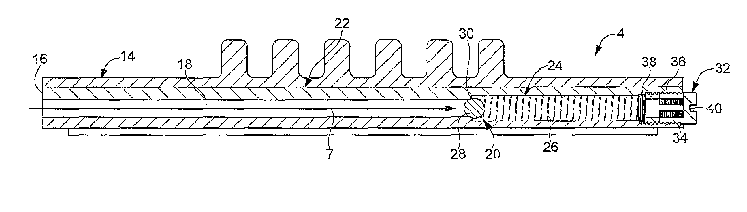 Adjustable air flow bypass in a water vapor transfer assembly to reduce beginning of life water transfer variation