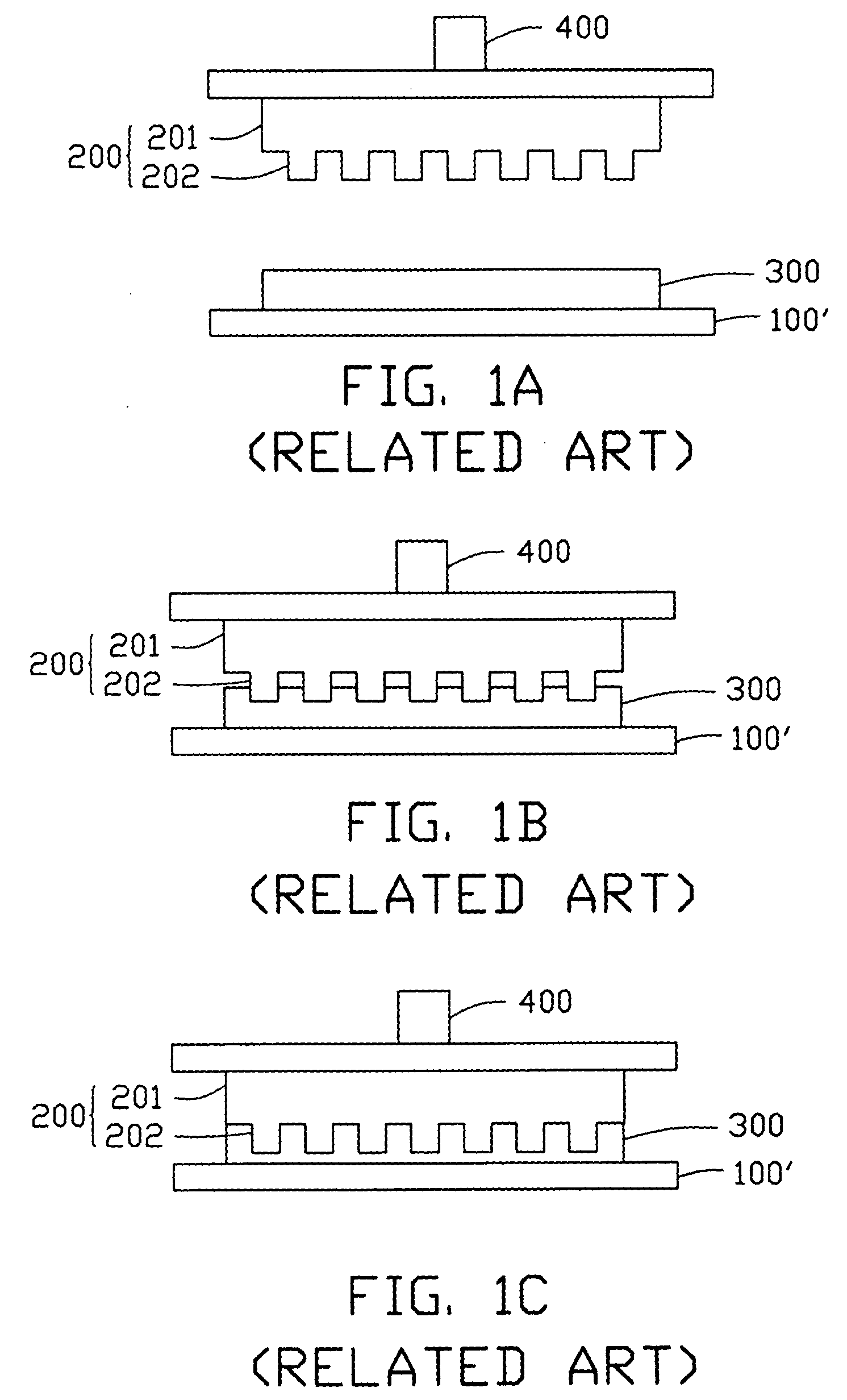 Hot embossing lithography method