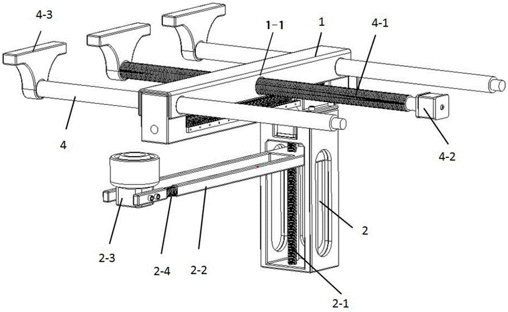 Three-freedom electric automobile charging interface scanning positioning method