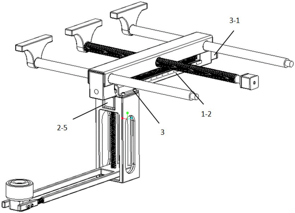 Three-freedom electric automobile charging interface scanning positioning method