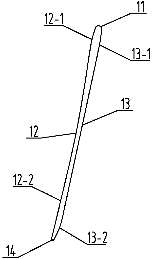 Supersonic-peed blade profile for turbine blades