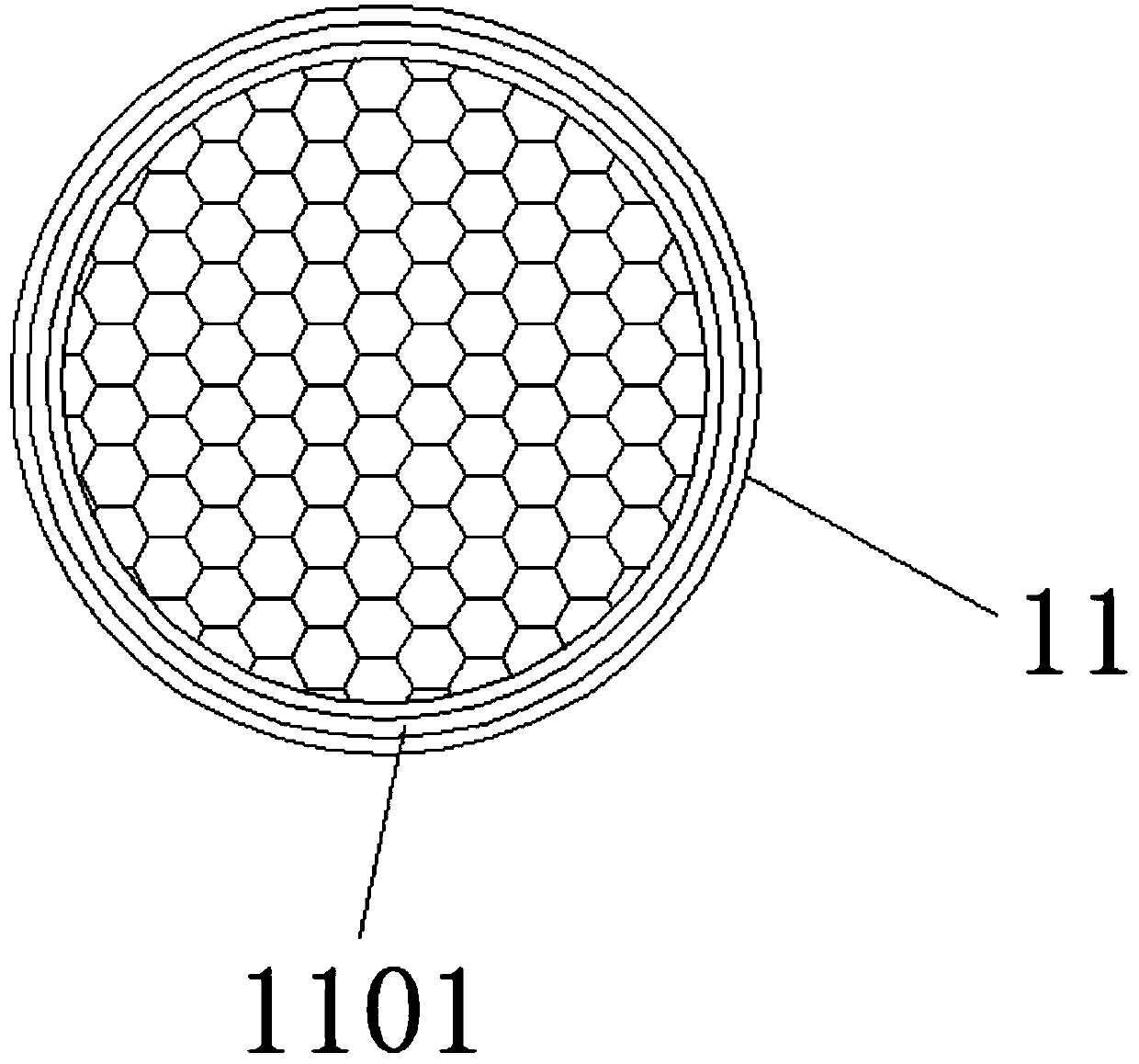 Pipeline cooling device for petrochemical plant