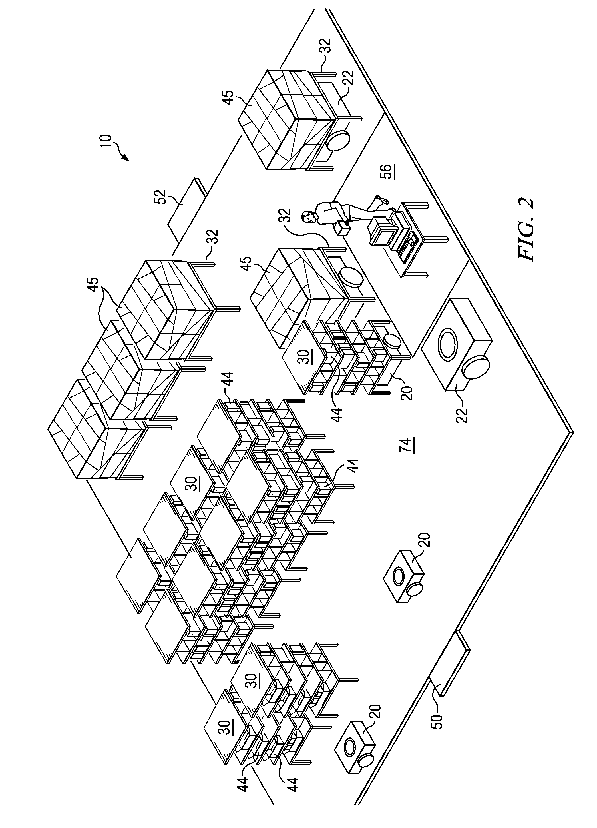 System and method for inventory management using mobile drive units