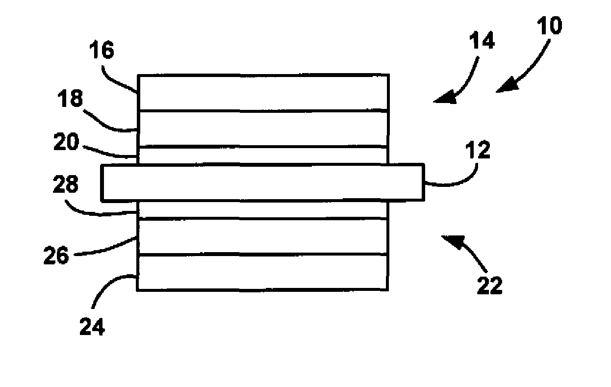 Mitigation of membrane degradation by multilayer electrode