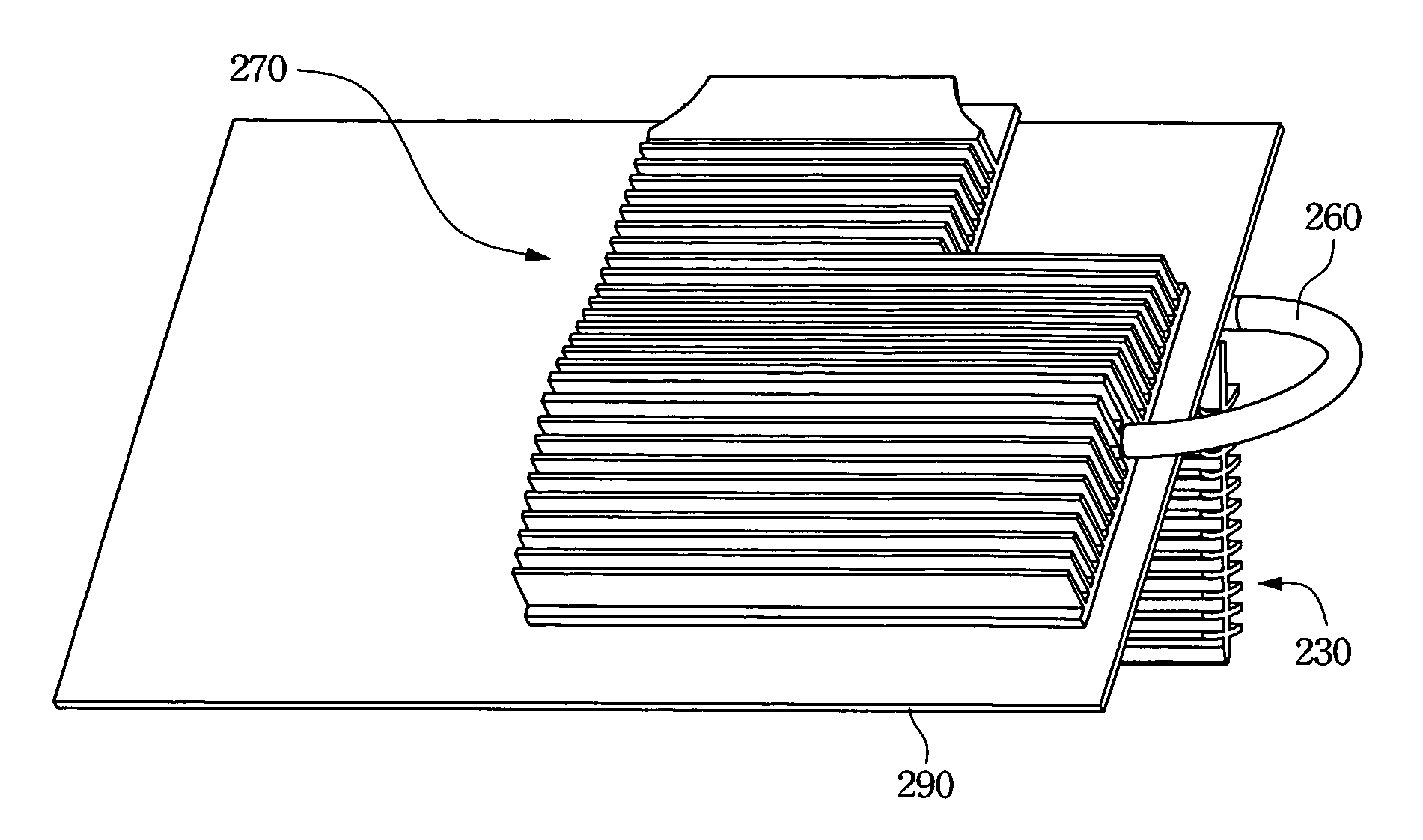 Extendable heat dissipation apparatus