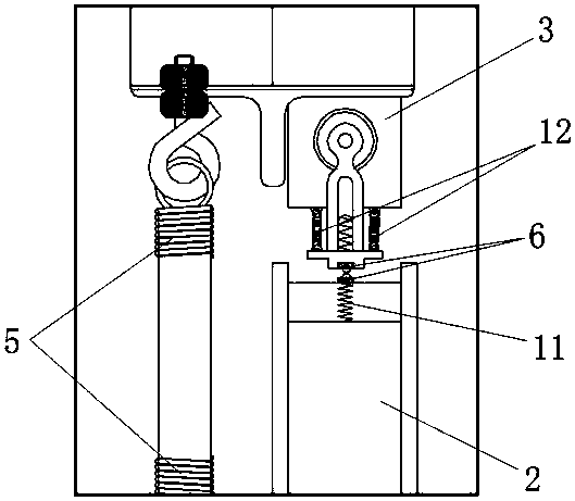 Material piling and taking machine cantilever anti-collision detection device and material piling and taking machine cantilever with same