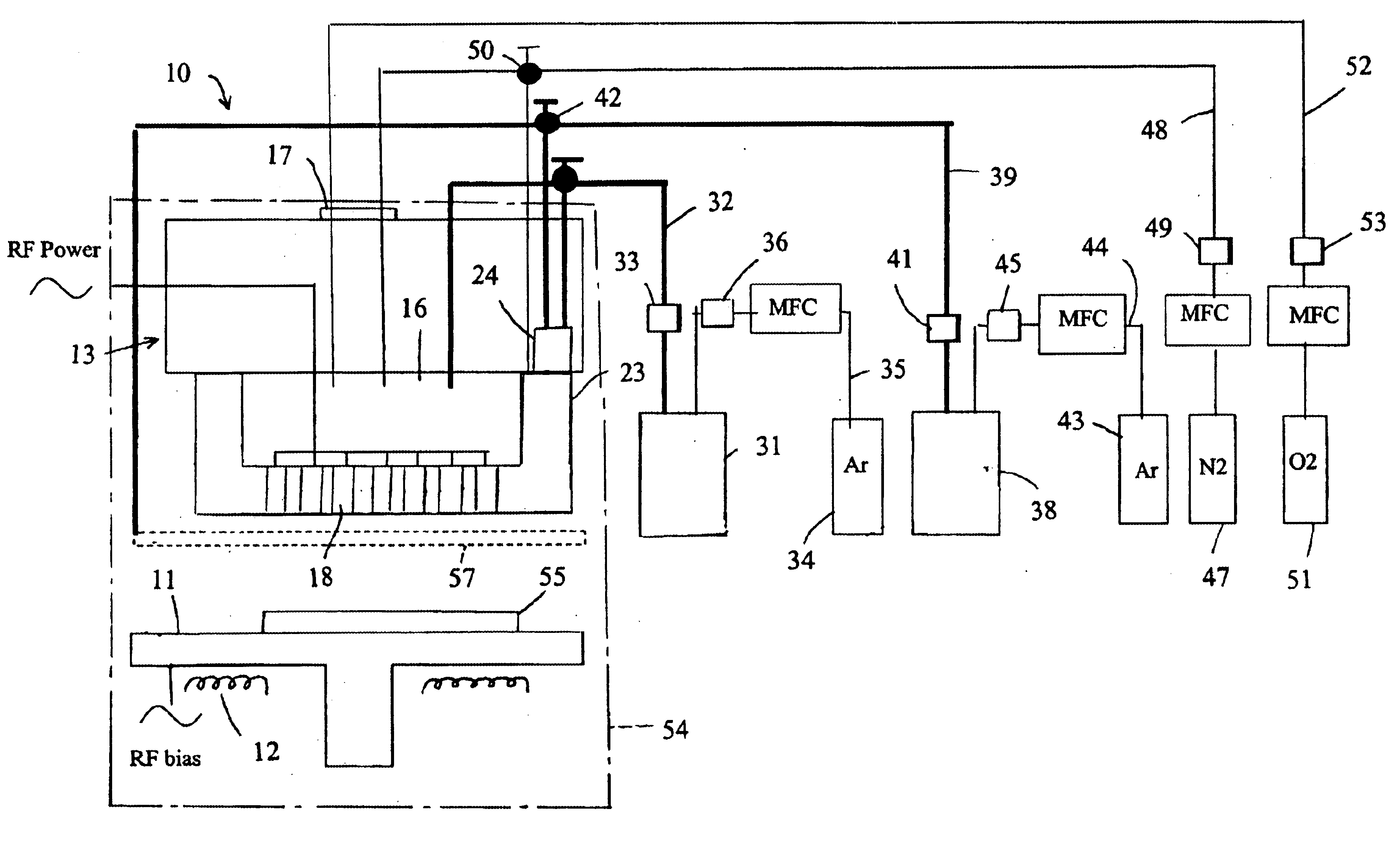 Apparatus for producing thin-film electrolyte