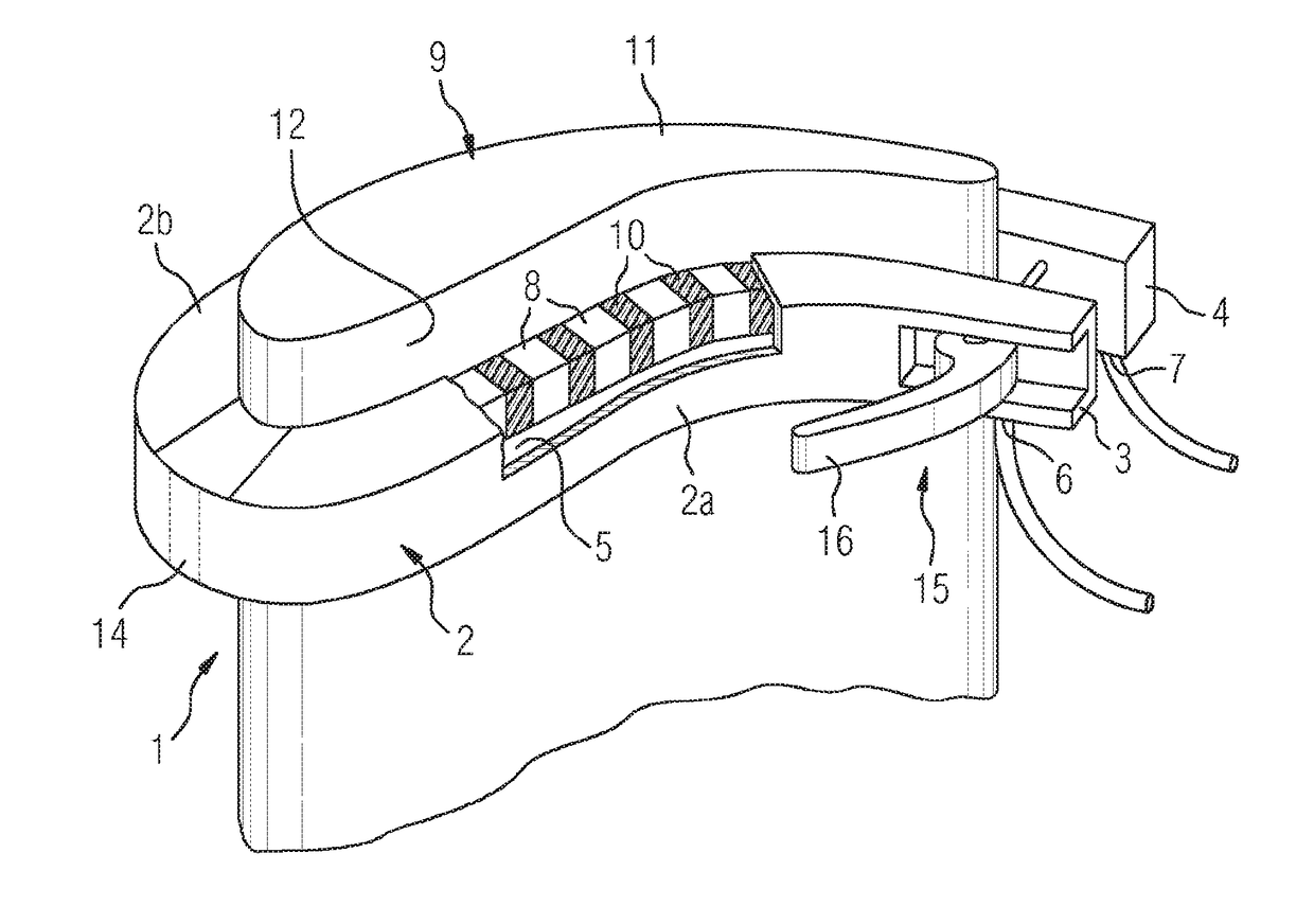 Method for repairing an airfoil, and cooling collar